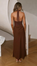 Zaliyah Maxi Dress - Chocolate